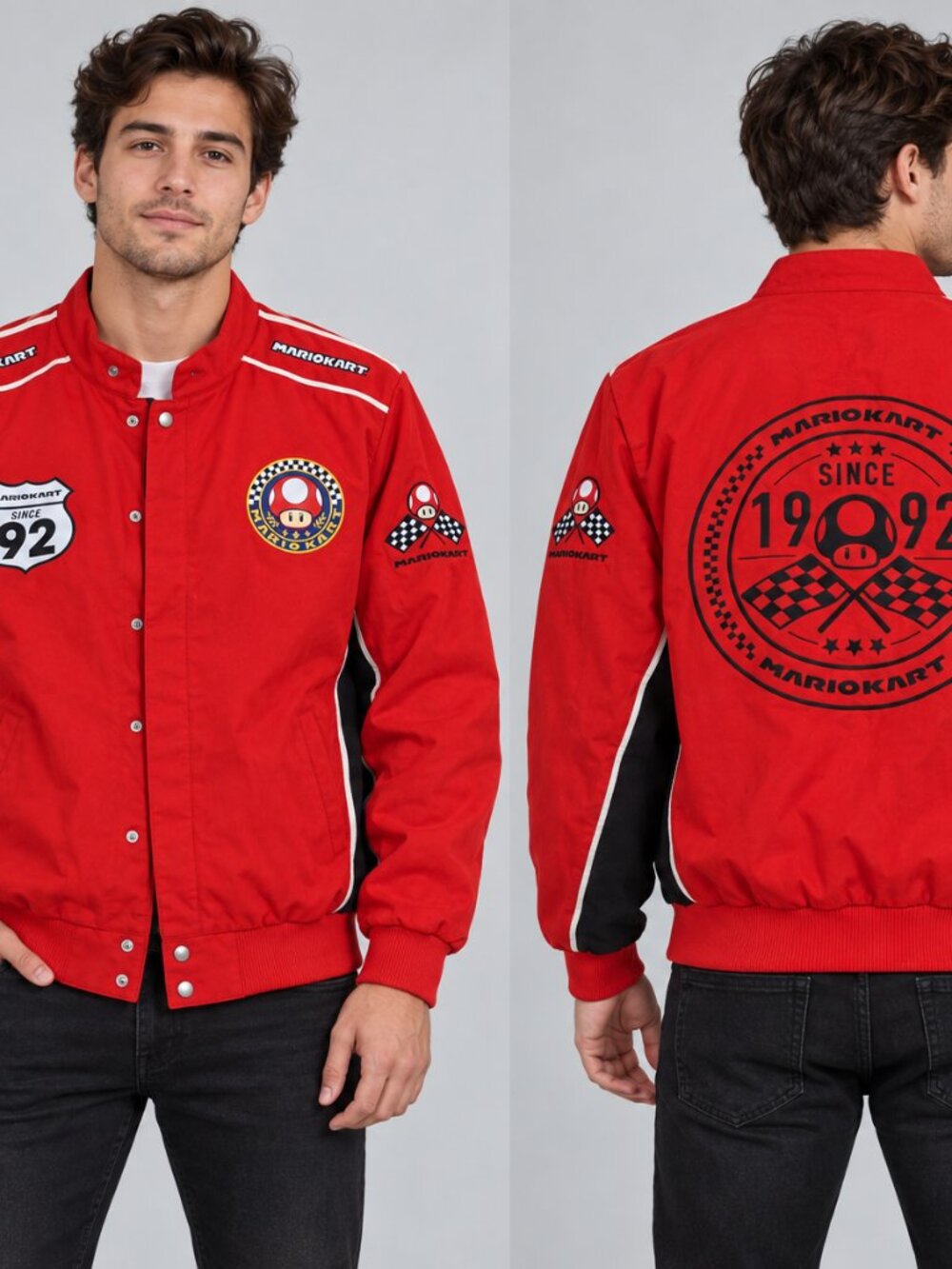 Nintendo Mario Kart Racing Jacket Limited Edition 2025 Retro Gaming streetwear L